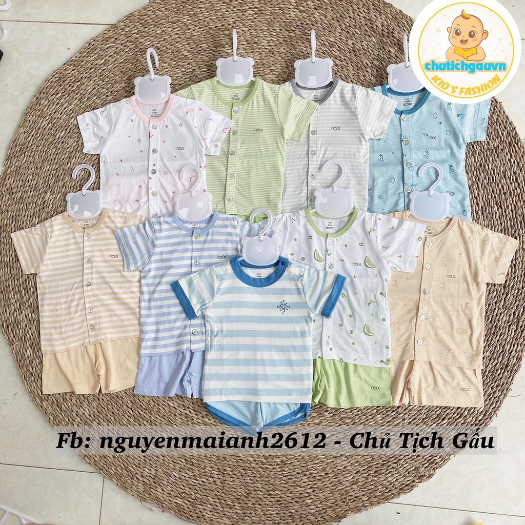 Bộ cộc tay bé trai, bé gái hãng Nous