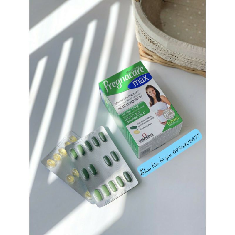 [Date 02/2023]Vitamin Bầu Pregnacare Max