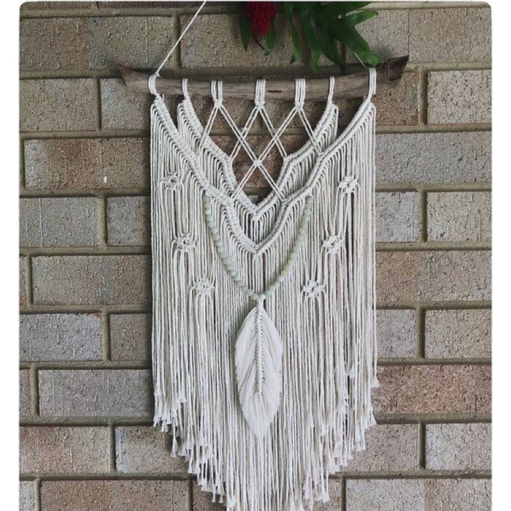 Combo phụ kiện macrame và thanh gỗ cho người mới bắt đầu 2022