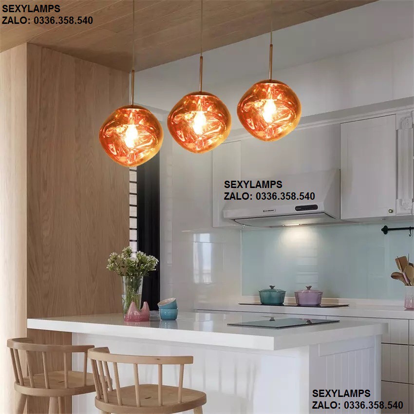 ĐÈN THẢ THỦY TINH TONE (TẶNG KÈM BÓNG LED)
