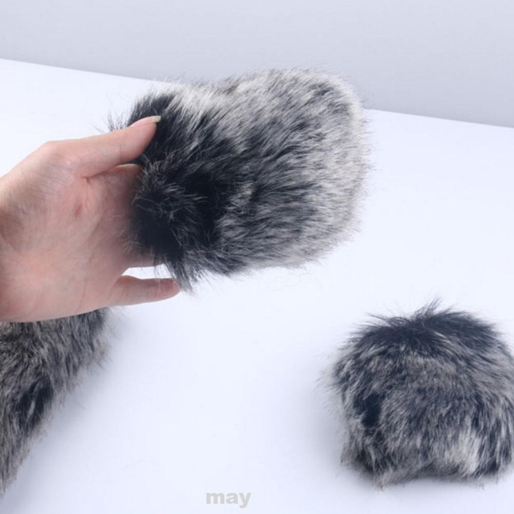 Bọc micro lọc tiếng ồn bằng lông thỏ nhân tạo tiện dụng