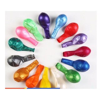 Set 10 bóng nhũ đủ màu trang trí