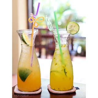 Ly thủy tinh Eo trà sữa 550ml