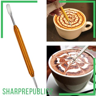 Kim vẽ trang trí cà phê cappuccino Latte