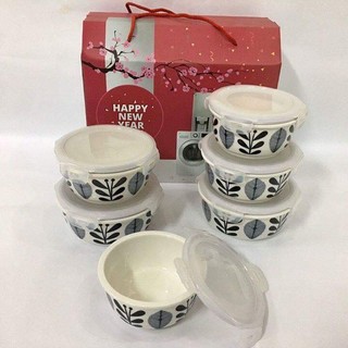 BỘ 6 THỐ GỐM SỨ DONGHWA CAO CẤP LG