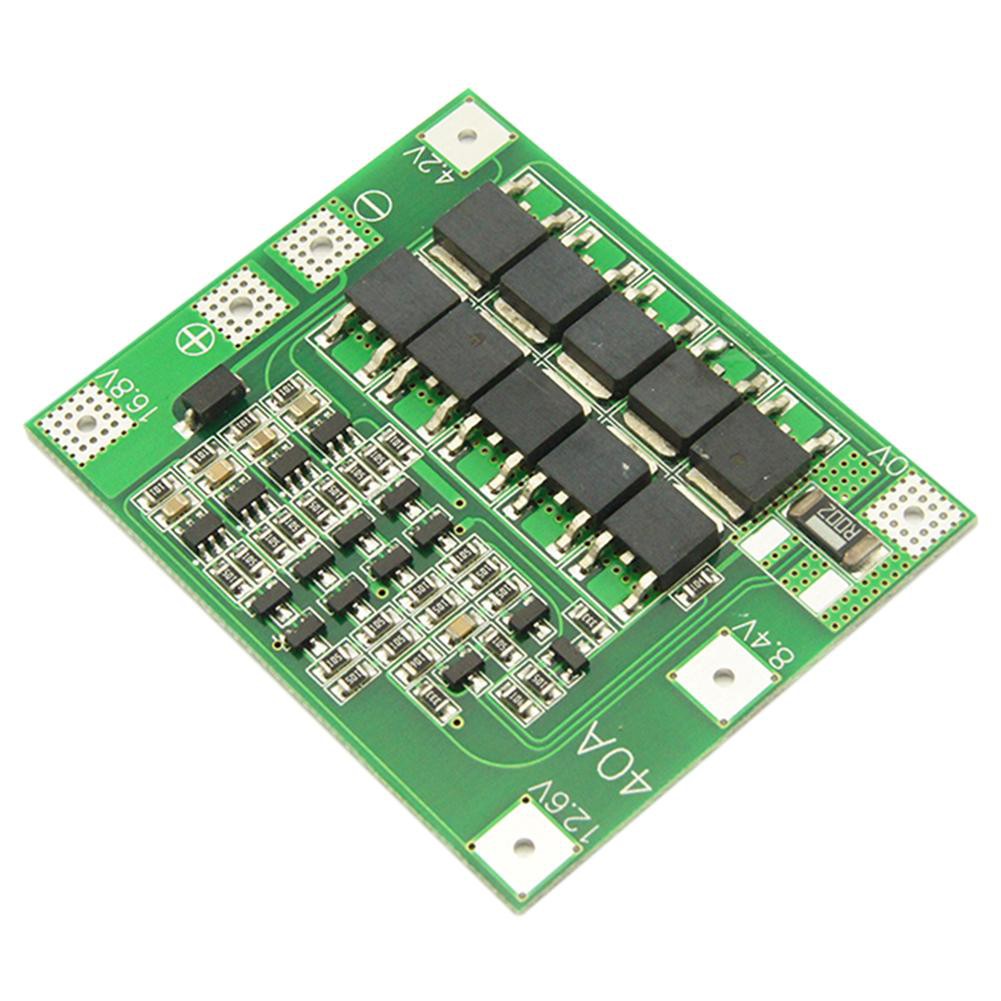 Bảng mạch bảo vệ pin Lithium 4S 16.8v 40A thiết kế nhỏ gọn