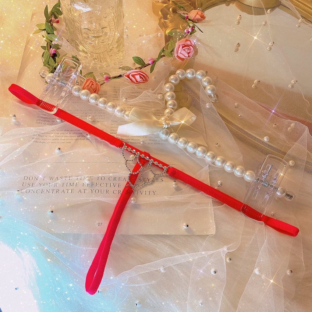 CK035 quần lót ren chữ t - Quần chíp lọt khe đính đá sexy -KellWang