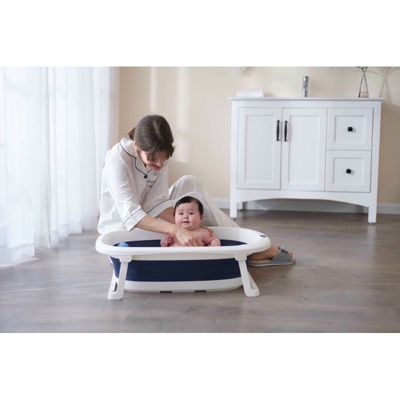 Chậu Tắm Gấp Gọn Kèm Phao Cho Bé chính hãng KILUTA