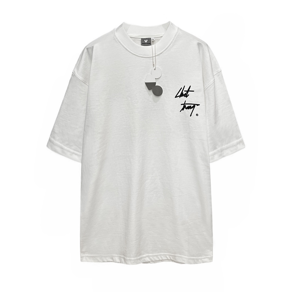 ÁO THUN BIG SS white CHUOTTRANG