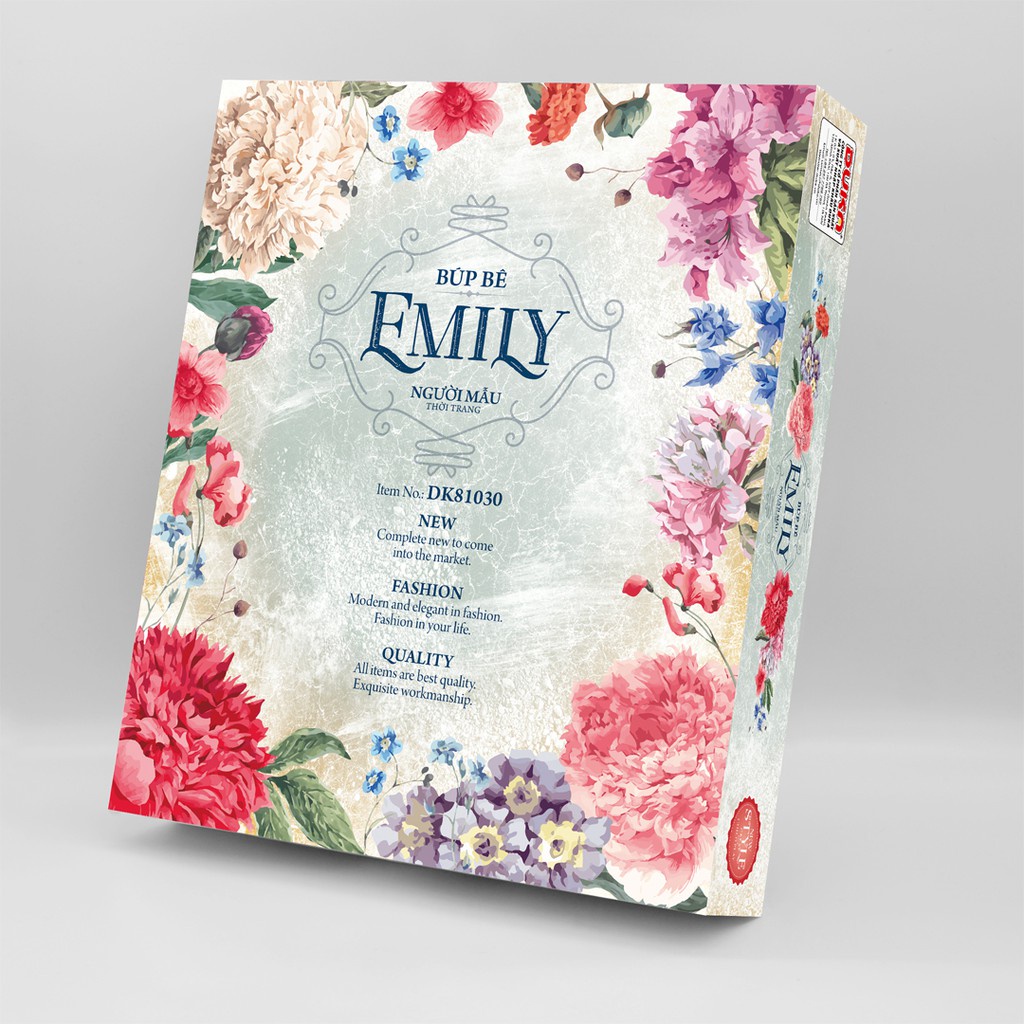 Đồ Chơi Búp Bê Emily  Người Mẫu Thời Trang DUKA TOYS- DK81030  An Toàn Cho Trẻ