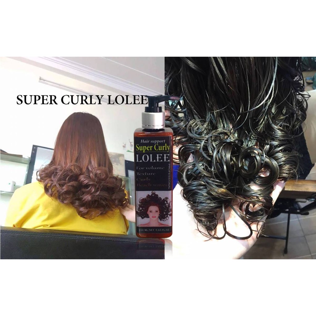 Dung dịch kích xoăn tóc uốn Lolee Super Curly 250ml