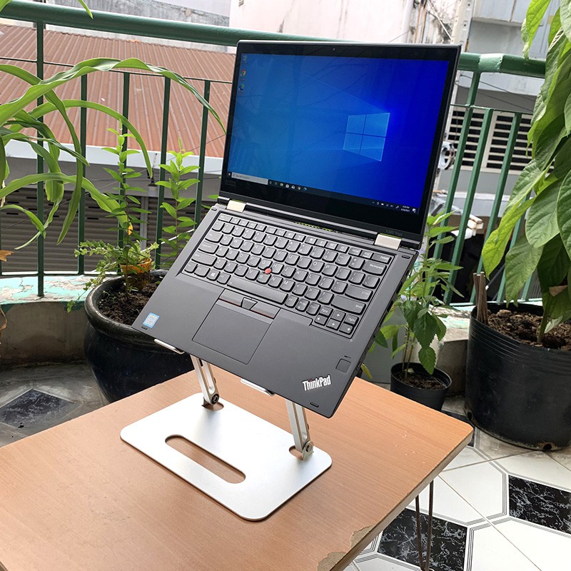 Kệ Giá Đỡ Laptop Macbook 13 14 inch Nhôm Cao Cấp Xếp Gọn