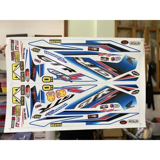 Ten rời xe winner GTR trắng xanh