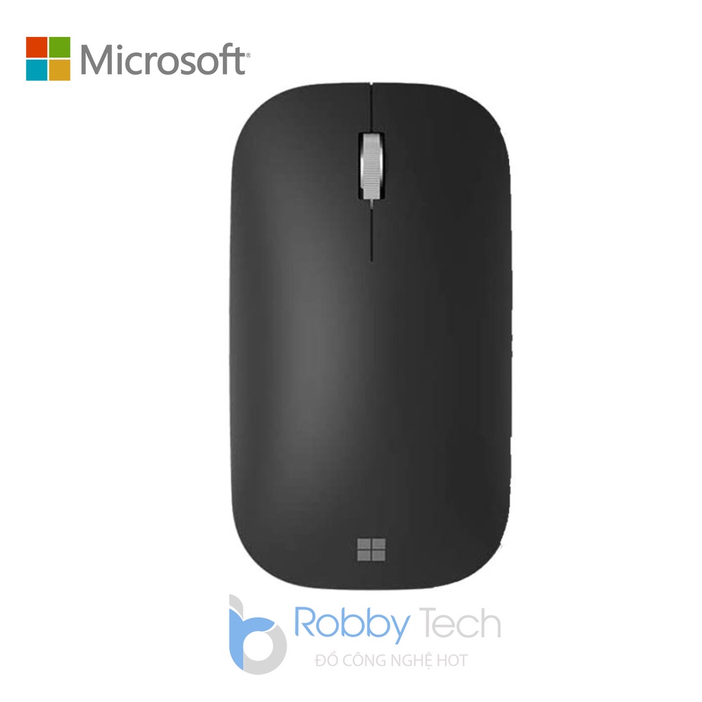Chuột Bluetooth Microsoft BlueTrack Modern Mobile - Chuột không dây Macbook, Laptop, Surface - Màu Đen