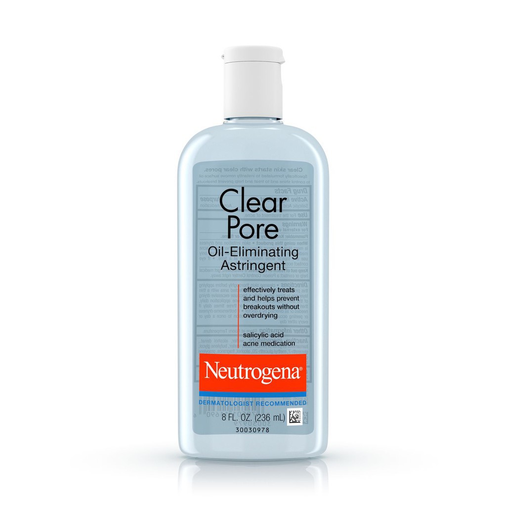 Nước Hoa Hồng Neutrogena Clear Pore Oil Eliminating Astringent (236ml) _ NTG002NHH