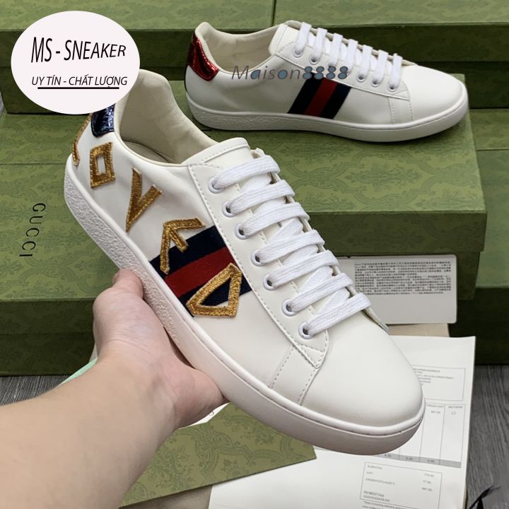 Giày thể thao, giày GUCCI Ong hàng cao cấp full size 36-43 full phụ kiện/ Mai SARA. | BigBuy360 - bigbuy360.vn