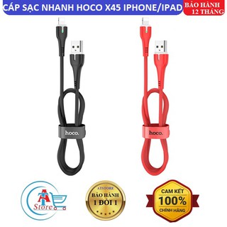 Cáp sạc nhanh iphone/ipad hoco x45 surplus chính hãng - có đèn led báo sạc - cáp sạc lighning
