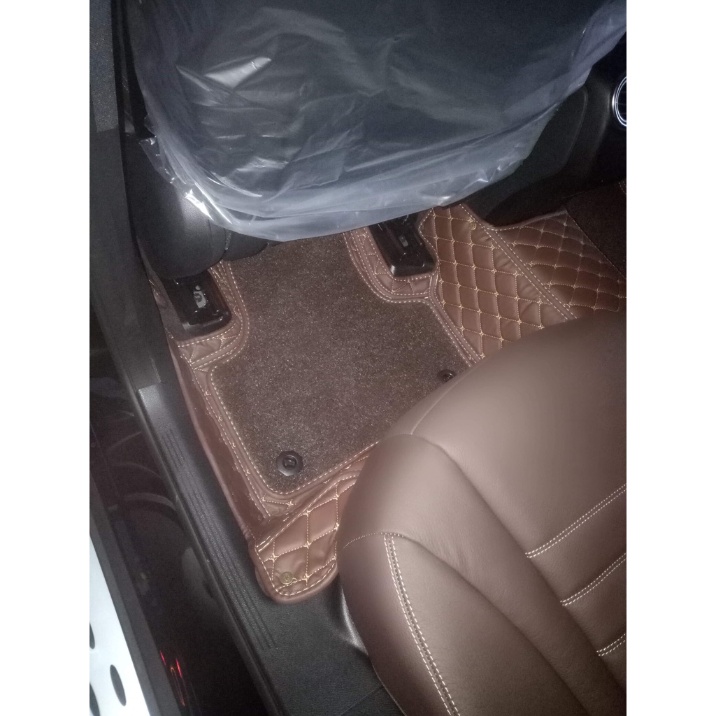 Thảm lót sàn 6D da cacbon cao cấp cho xe Mercedes GLA, Mercedes GLC 200, Mercedes GLC 250, GCL 300