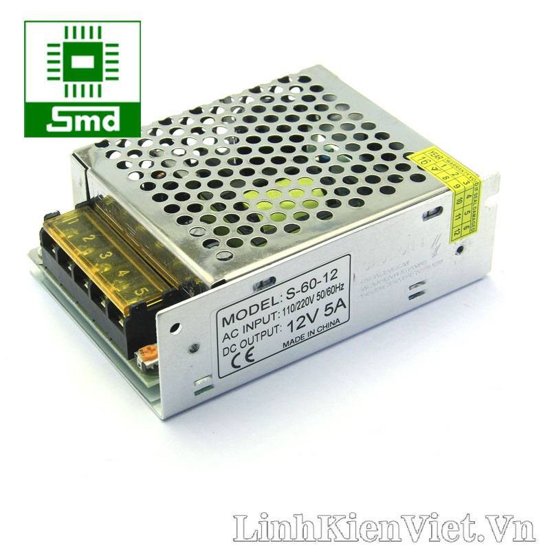 Nguồn tổ ong 12V - 5A