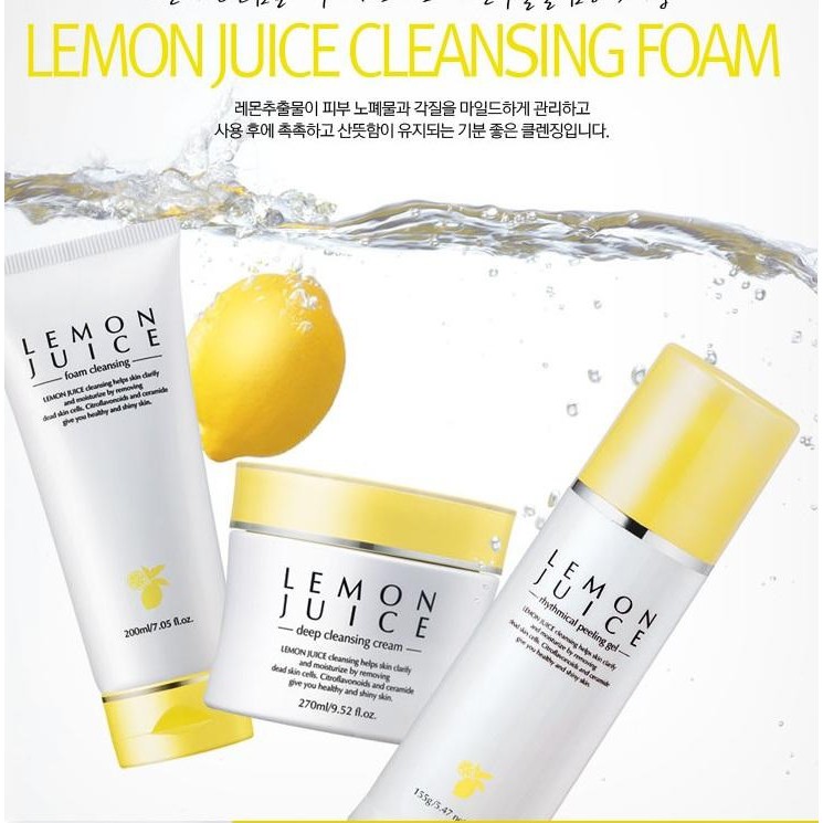 Gel tẩy tế bào chết Geo Lemon Juice Peeling Gel 160ml