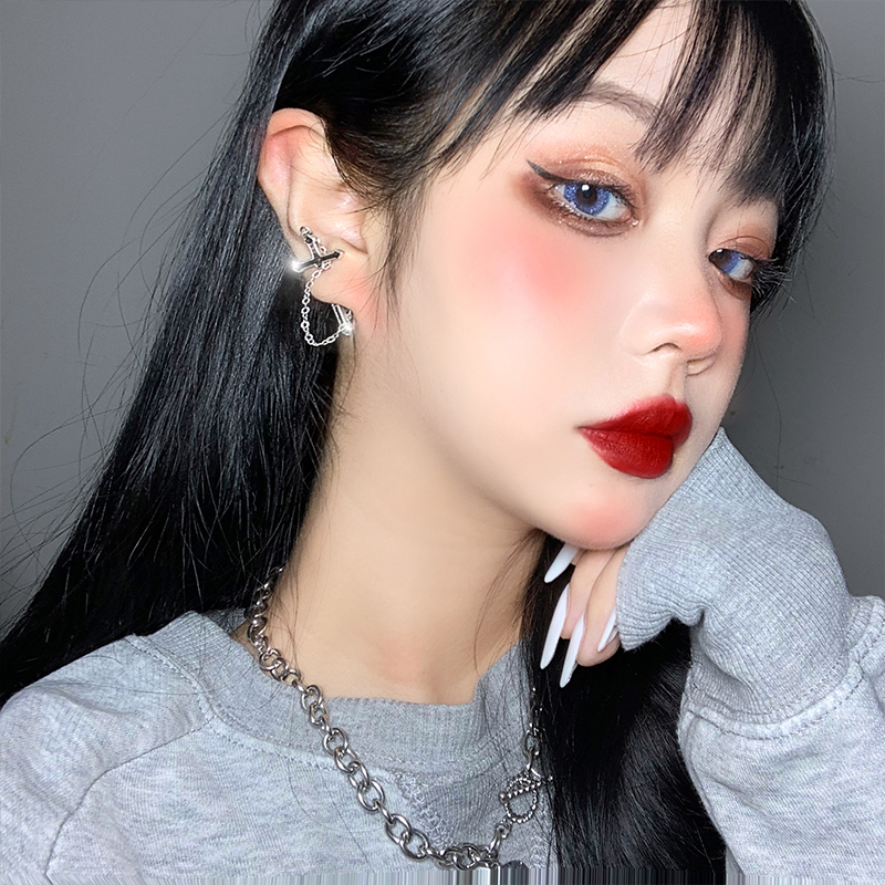 Khuyên Tai Hình Chữ Thập Cá Tính Độc Đáo Hợp Thời Trang