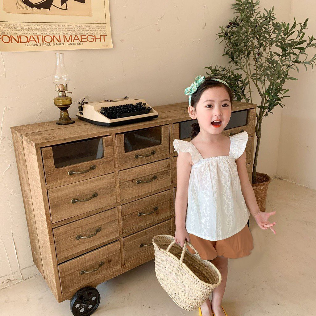 Đồ bộ bé gái 8 đến 18 kg AM893 - bộ quần áo trẻ em ren hoa xinh TTR210