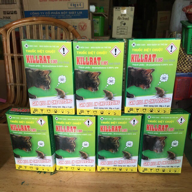Thuốc diệt chuột killrat - 2goi