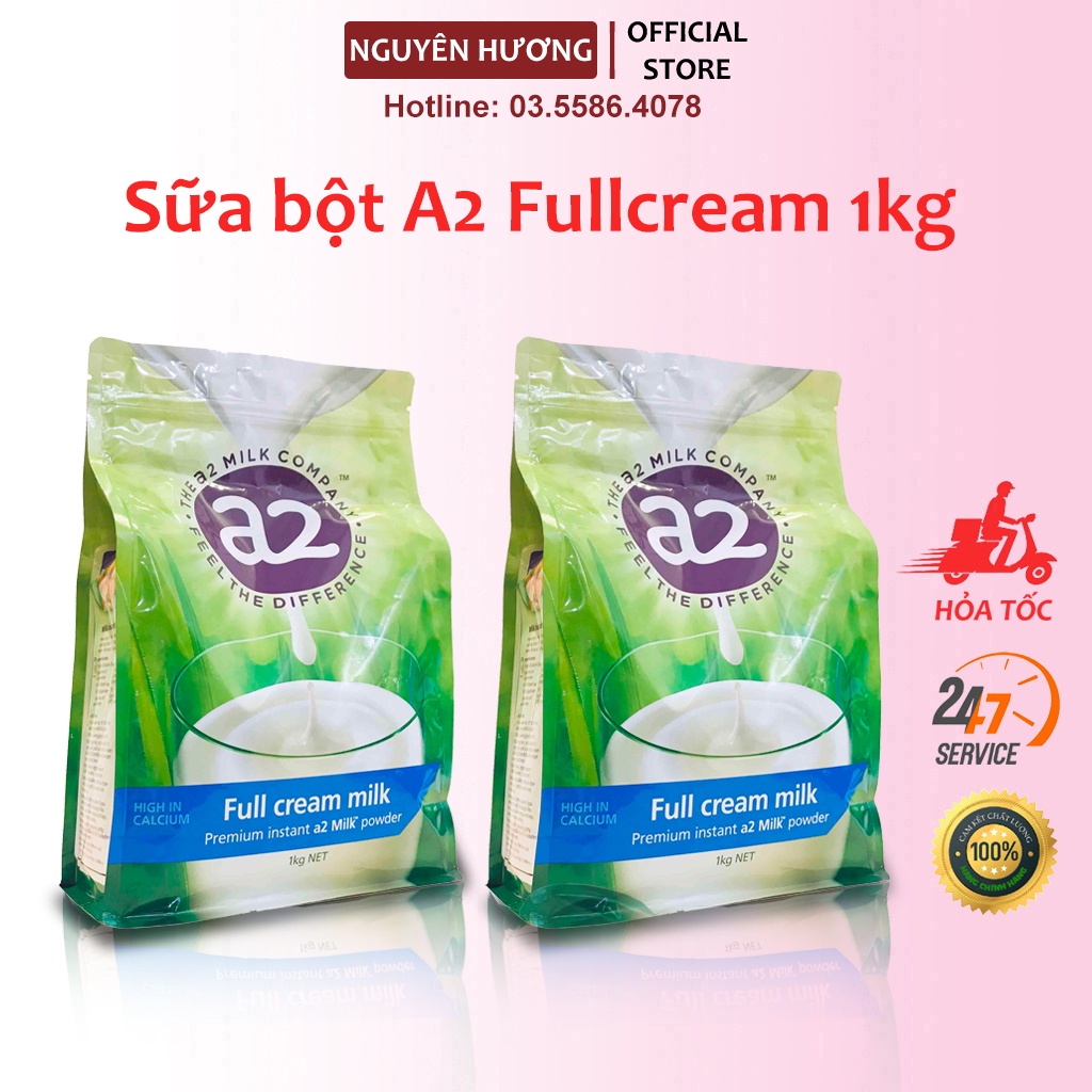 Sữa bột A2 Nguyên Kem Úc 1kg | Date 2023