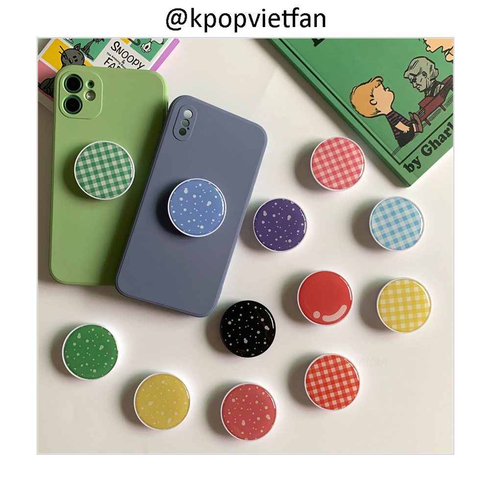 Chống điện thoại Popsocket họa tiết loang mix dễ thương cute phong cách ullzang pop up cho dế yêu | WebRaoVat - webraovat.net.vn