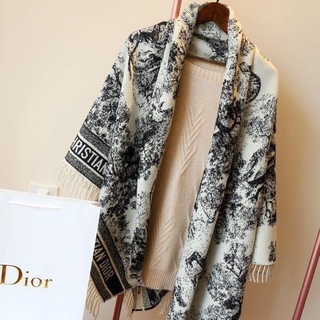 Dior khăn choàng thời trang ấm chữ