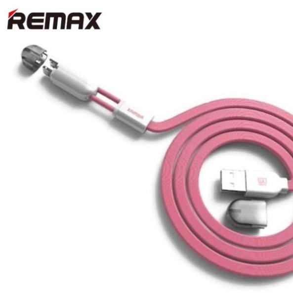 DÂY CÁP SẠC REMAX RC 025T CÁP SẠC 2 IN 1 IPHONE VÀ MICRO - HÀNG CHÍNH HÃNG BỀN ĐẸP