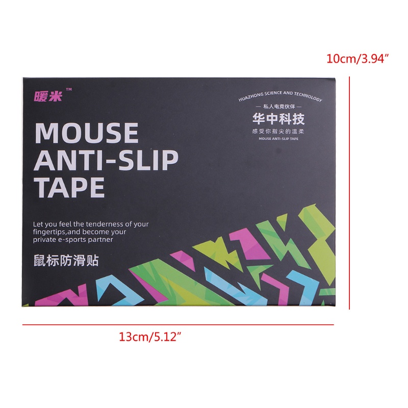 Steady DIY Mouse Skin 13x10mm Mouse Skates Side Stickers Sweat Resistant Pads Mice Anti-slip Grip Tape for Razer Viper Mouse