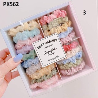 Set dây cột tóc vải Srunchies