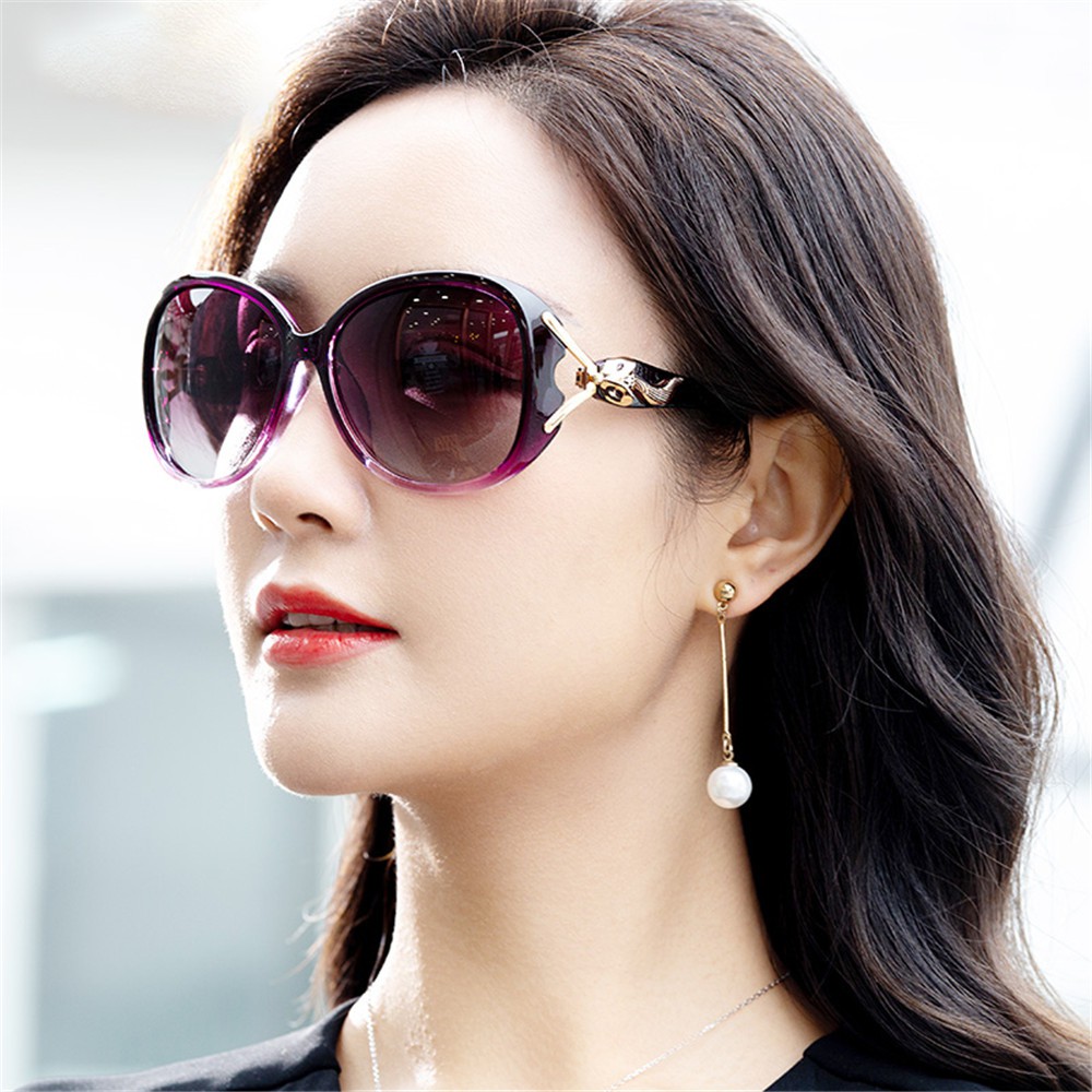 🌵CACTU🌵 Vintage Oversized Sun Glasses Eyewear Retro Shades Women's Sunglasses Goggles Large Frame Streetwear Stylish UV400 Protection Polarized/Multicolor