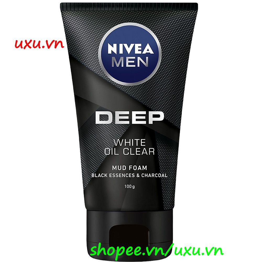 Sữa Rửa Mặt Nam 100G Nivea Than Đen Hoạt Tính Deep White Oil Clear, Với uxu.vn Tất Cả Là Chính Hãng.