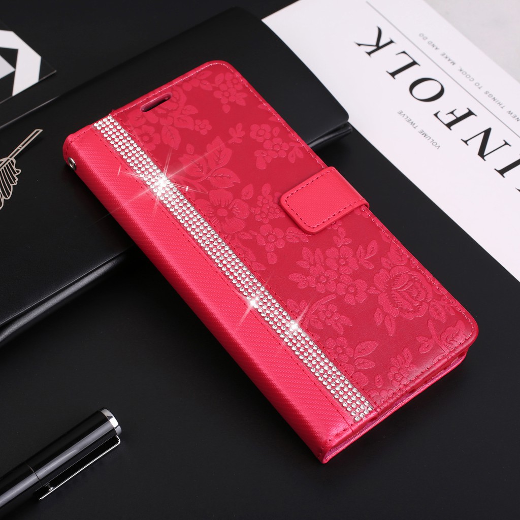 Bao da đính đá cho Samsung Note8 A3 A5 2017 | BigBuy360 - bigbuy360.vn