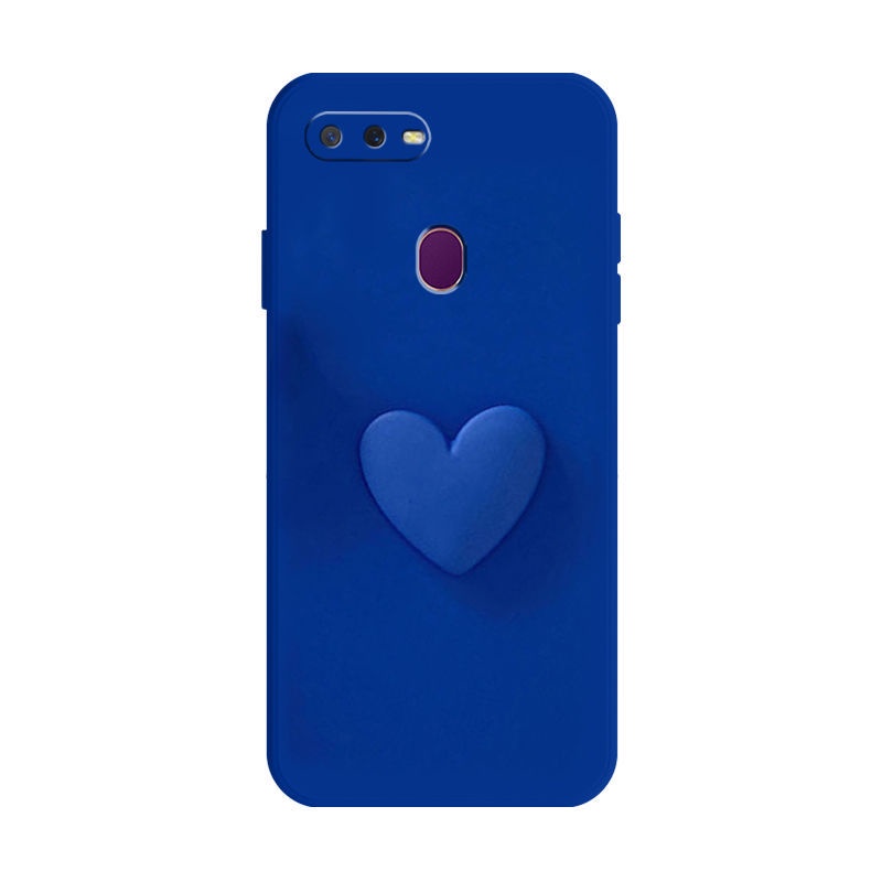 Ốp lưng OPPO A5S A12 F9 F9 Pro case Vỏ điện thoại thời trang tình yêu sáng tạo 3D + Phim bảo vệ