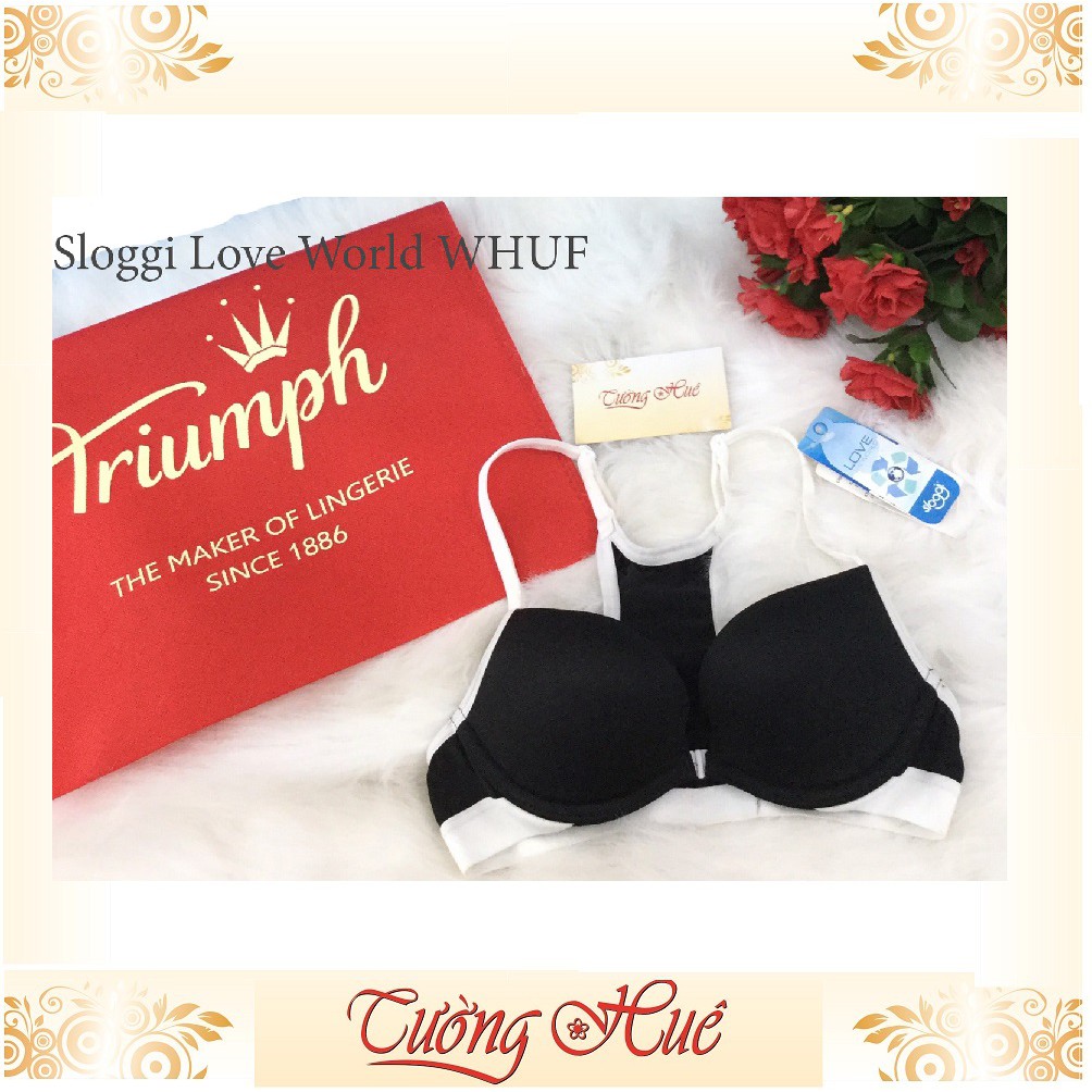 SALE SALE SALE - Áo lót nữ Triumph Sloggi Love World WHUF áo ngực cài trước 3 lỗ.