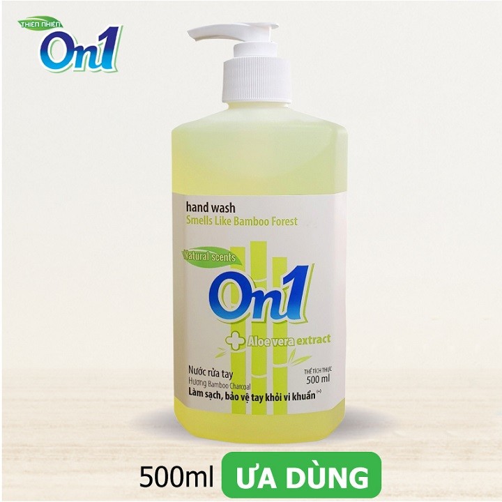 Combo 2 Chai nước rửa tay xà phòng sạch khuẩn On1 500ml/ Chai - 2C - RT501 + RT504