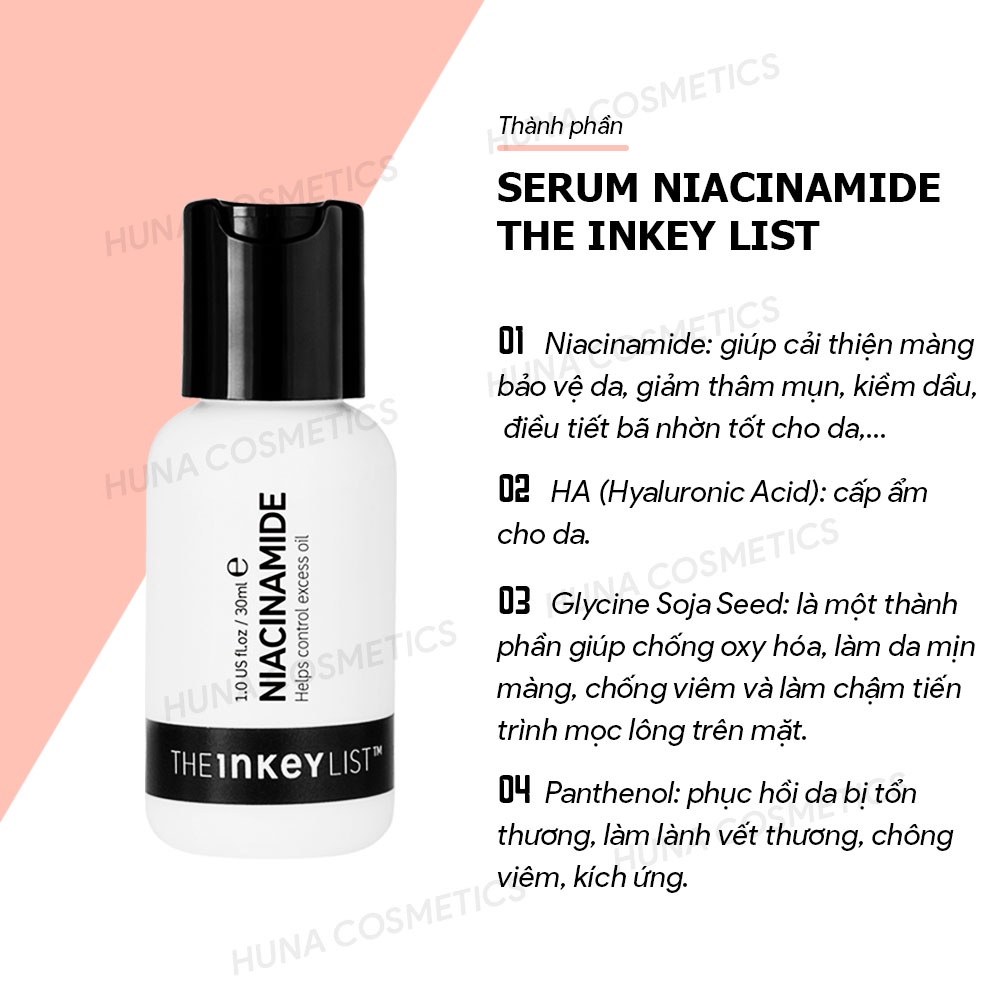 [BILL-SEPHORA] SERUM DA DẦU MỤN NIACINAMIDE - THE INKEY LIST