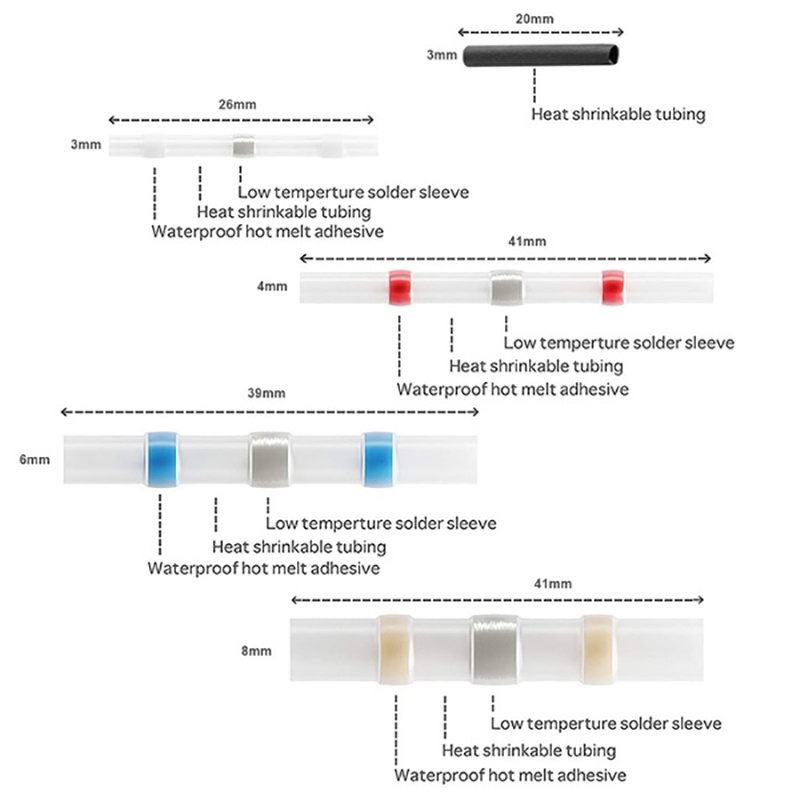 Bộ 800 Đầu Nối Dây Điện Chịu Nhiệt Chuyên Dụng