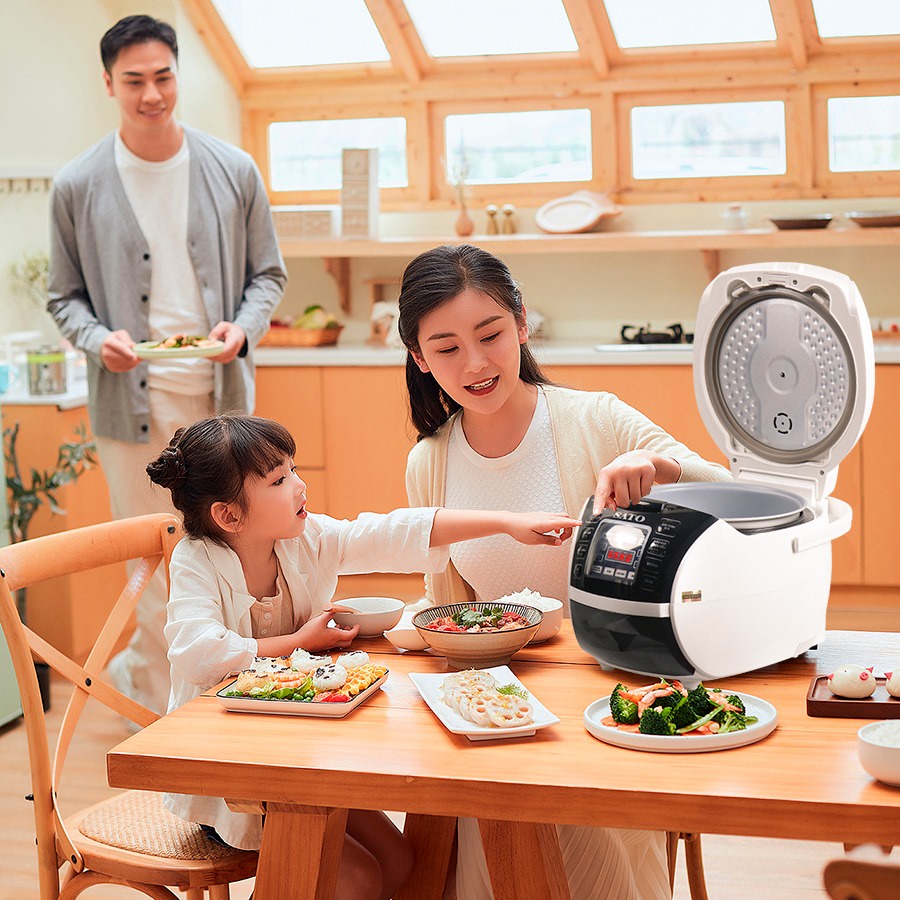 Nồi Cơm Điện Tử SATO 18DT021 1.8L Bảo Hành 12 Tháng