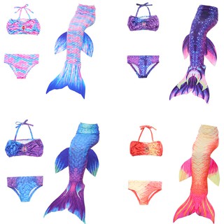 S1D16 Quần áo tắm nàng tiên cá cho bé gái, đồ bơi bikini trẻ em