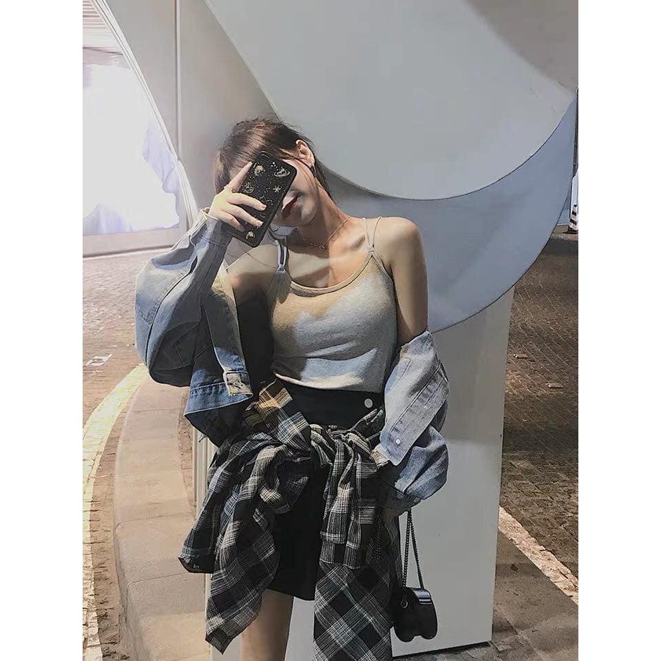 Áo 2 dây đan chéo có đệm ngực