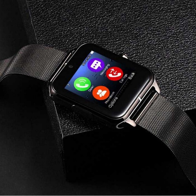 Đồng hồ thông minh Smartwatch Z60 dây thép cao cấp gắn sim, chụp ảnh mới