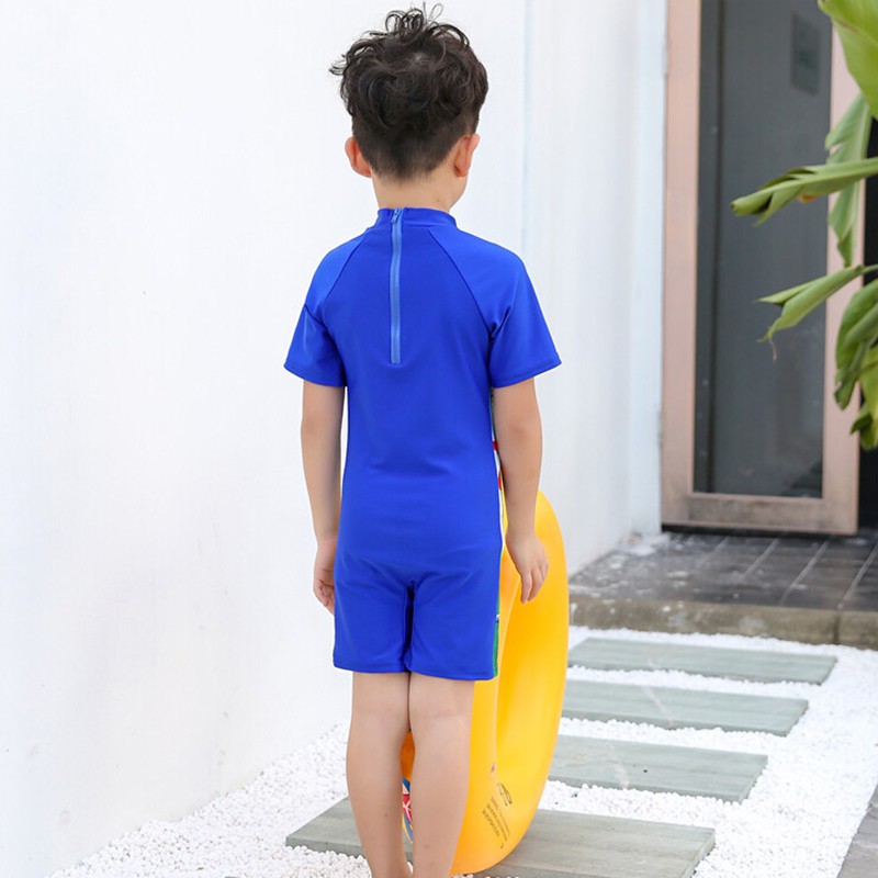 Short Sleeve Boy's Cothing Boxer Swimsuit Swimwear Bathing Suit Jumpsuit Cute