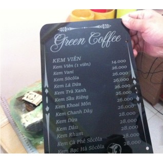 In menu nhựa A4 giá rẻ