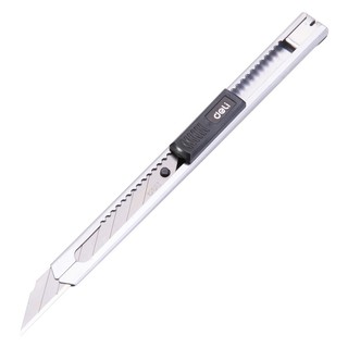 Dao rọc giấy DELI E 2034, loại dao nhỏ Bạc E2034