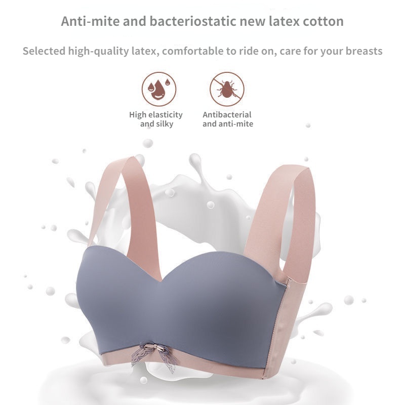 Áo Ngực Thể Thao Nâng Ngực Chống Chảy Xệ Chất Liệu Cao Su Không Đường May size Lớn Cho Nữ