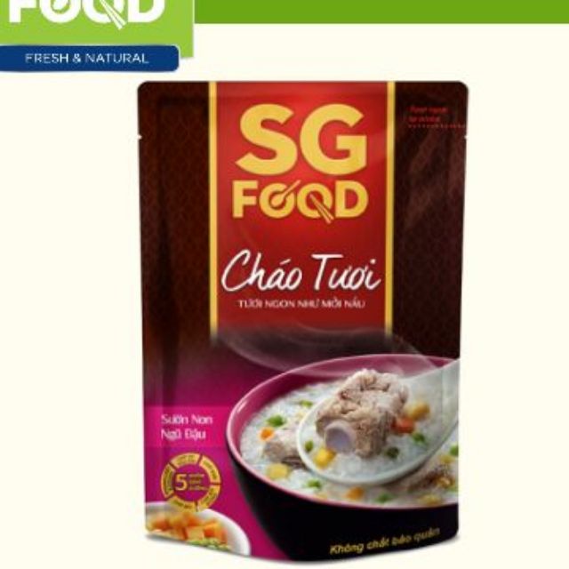 Tháng 4/22- Cháo tươi sườn non ngũ đậu SG food